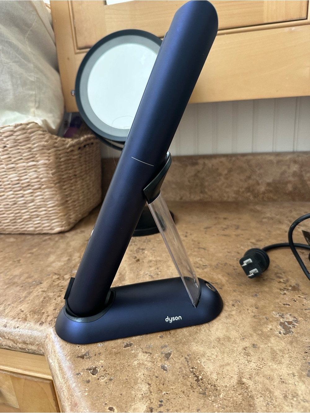 Dyson Navy Blue and Copper Cordless Hair Straightener - Picture 3 of 5